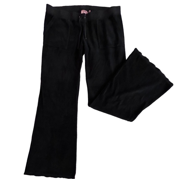 Juicy Couture Pants & Jumpsuits Vintage Juicy Couture Black Velour